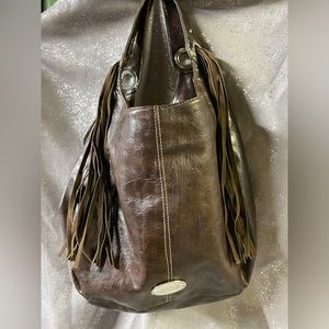 Vegan “leather” Hobo Bag- Sz Large